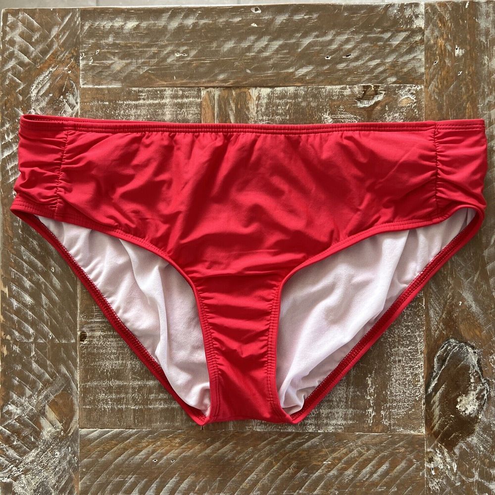 Alex Marie Size 16 Women's  ‎ COLOR Red Swim Bottom